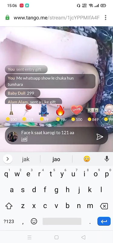 Bengali girl full tango show