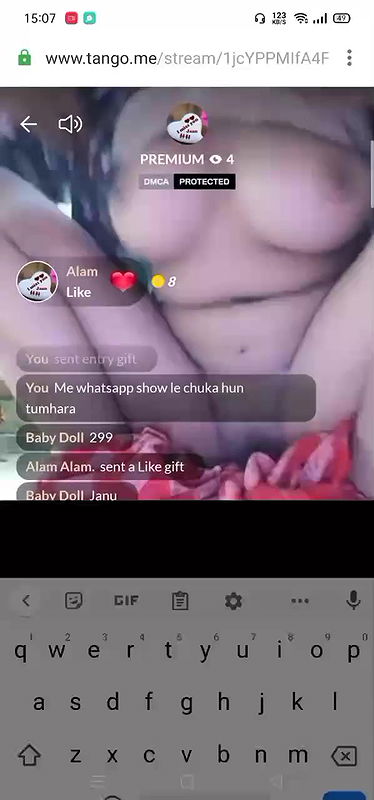 Bengali girl full tango show