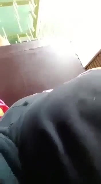 shaved pussy girl fsivlog with uncle at outdoors