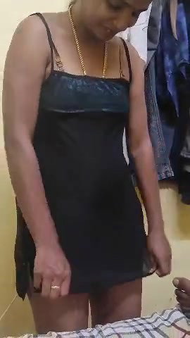 young bhabhi changing dress before lover in FSI sex