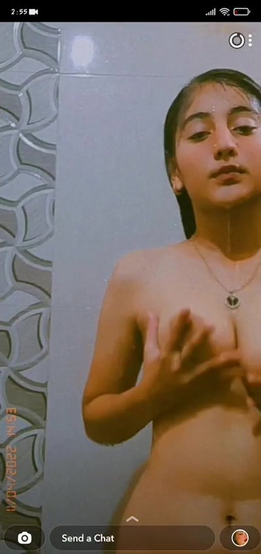 virgin college girl nude bath under shower