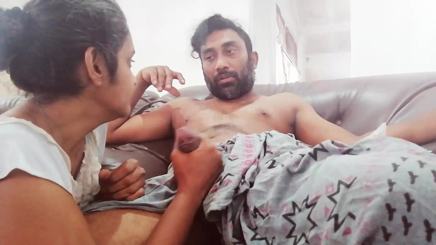 Indian MILF Wife Seducing Husband In Lounge