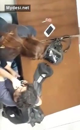 Collge Paki Gf giving handjob to lovr in