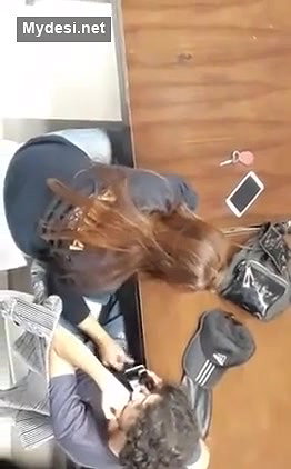 Collge Paki Gf giving handjob to lovr in