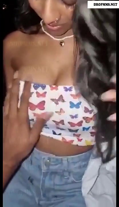 Bf groping gf boobs