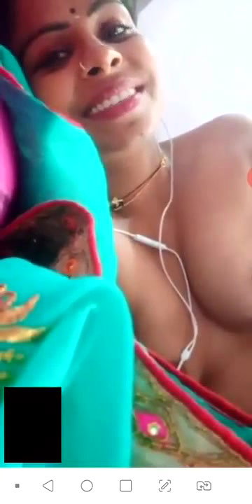 horny aunty video call boob show with a smile