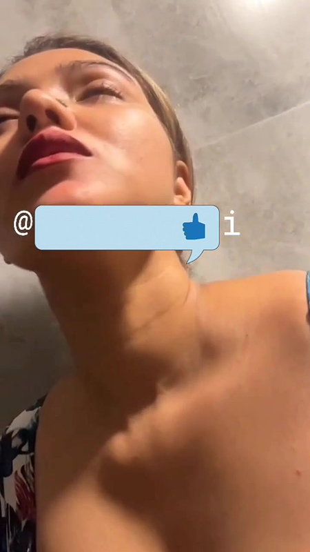 topless girl Indian blowjob and viral boob show