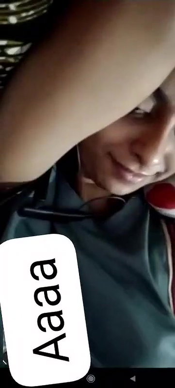 hot GF boob show on cam for the first time