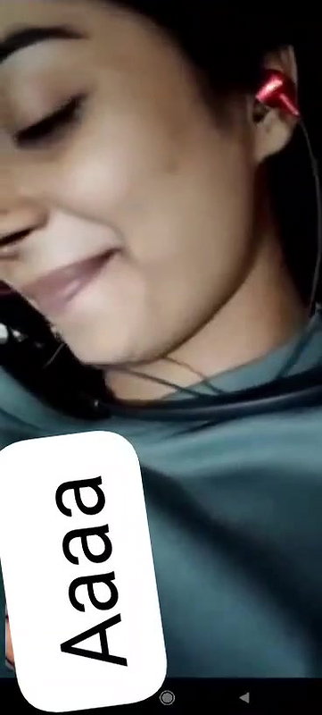 hot GF boob show on cam for the first time