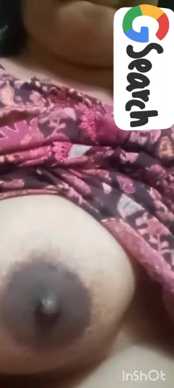 busty aunty topless round big boobs showing