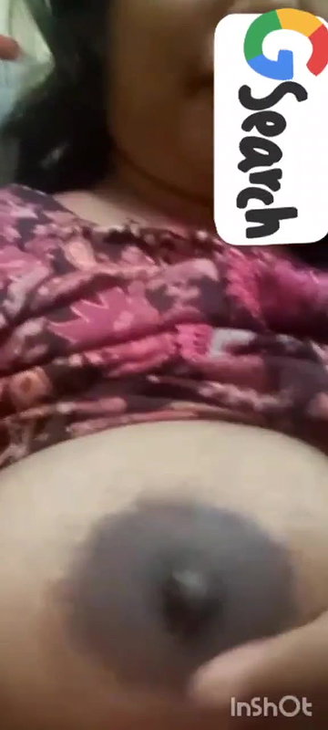 busty aunty topless round big boobs showing