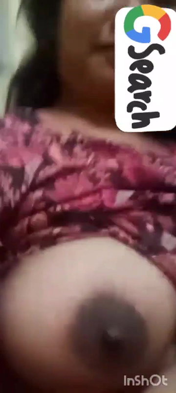 busty aunty topless round big boobs showing