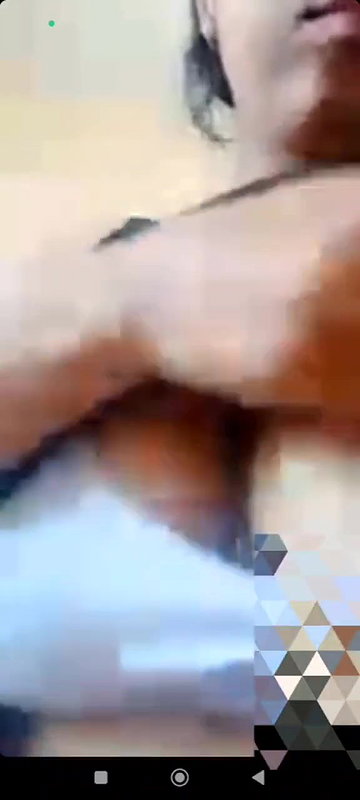 girl in glasses first time boobs show video call