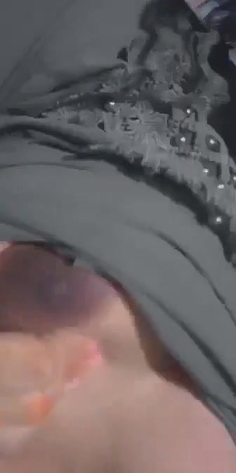 Desi GF dark nipples boob show selfie video