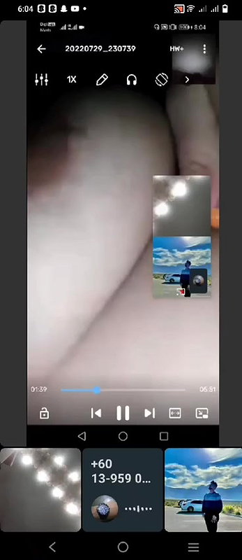 GF nude video call sex chat recorded by lover