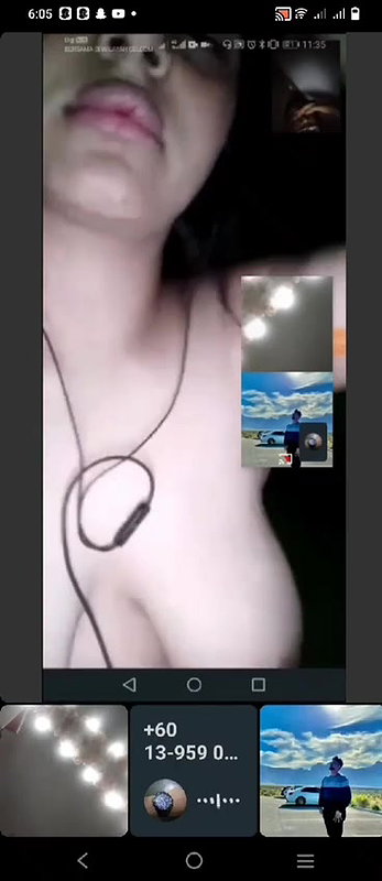 GF nude video call sex chat recorded by lover