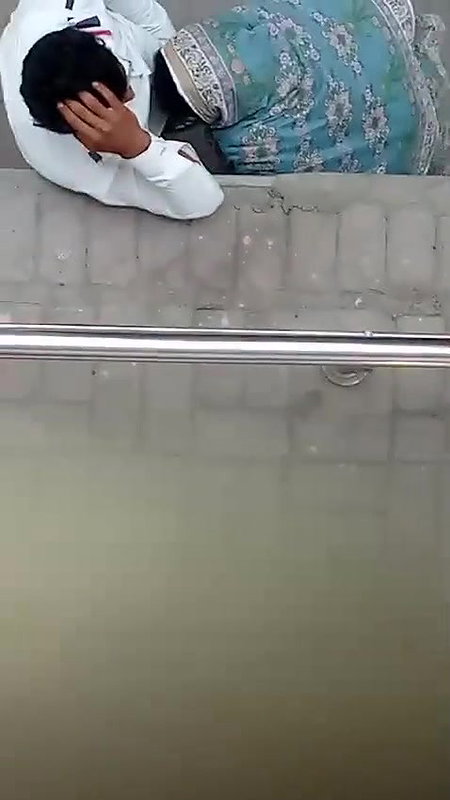 busty MILF outdoor blowjob on hidden cam sex