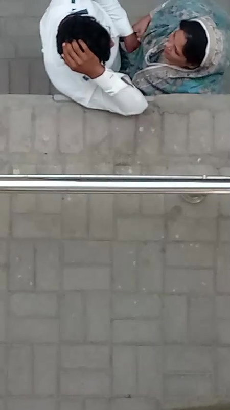 busty MILF outdoor blowjob on hidden cam sex