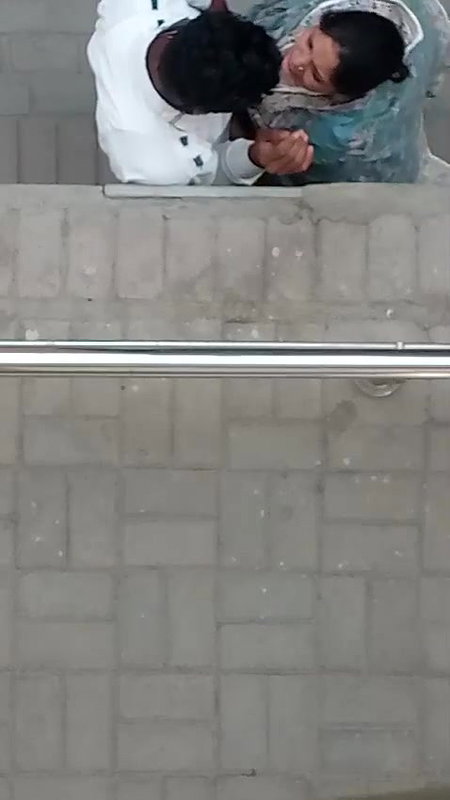 busty MILF outdoor blowjob on hidden cam sex