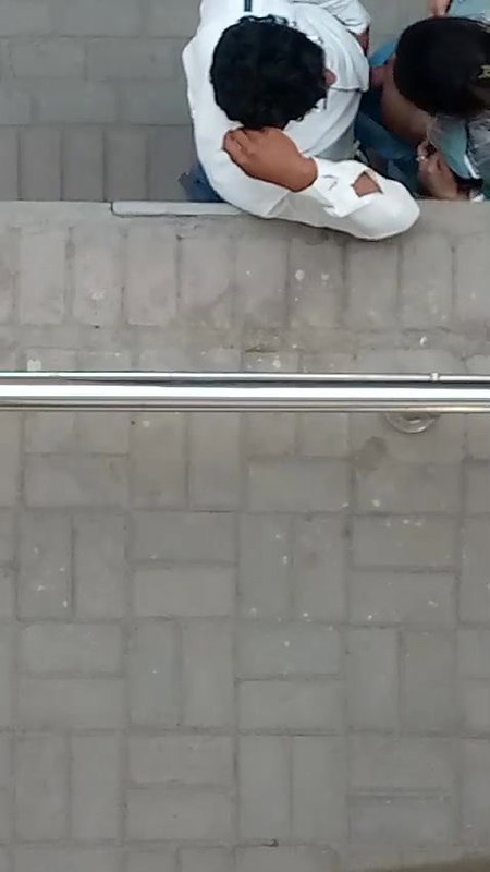busty MILF outdoor blowjob on hidden cam sex