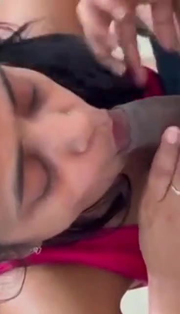 deep cleavage show while Indian blowjob viral porn