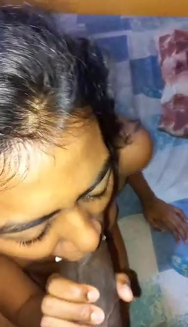 Indian girl nude sucking big dick with cream