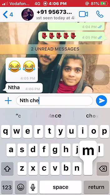 mallu girl boob show on video call to lover