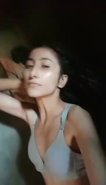 village girl changing dress after nude bath