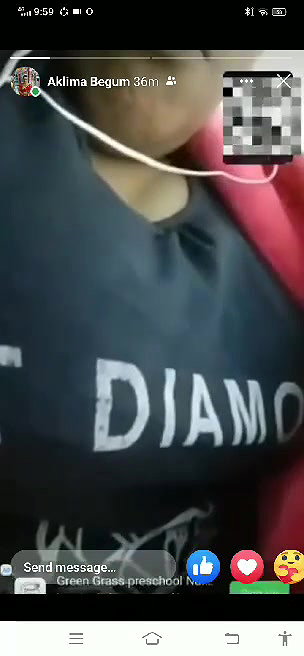 cheating wife video call showing big boobs