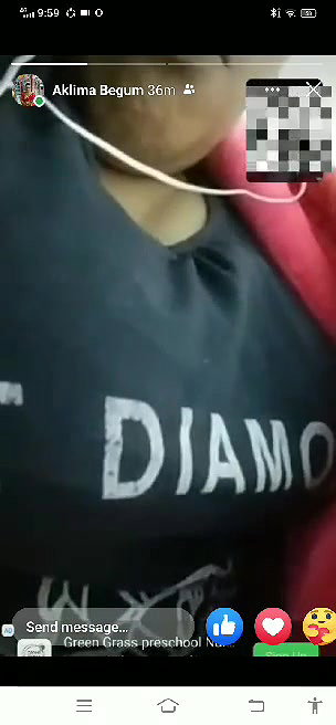cheating wife video call showing big boobs