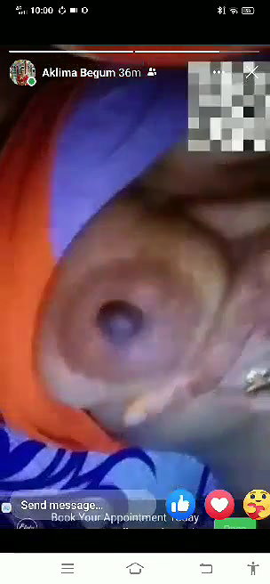 cheating wife video call showing big boobs