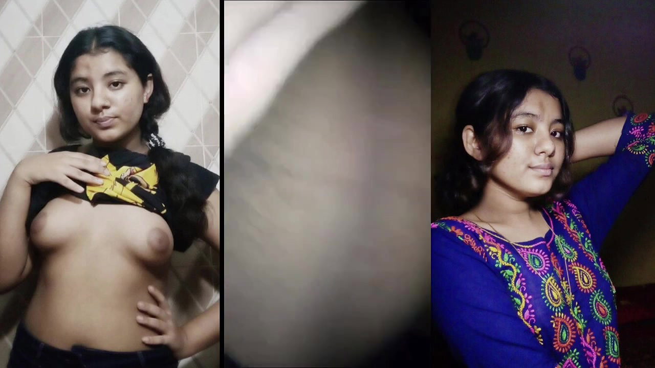 Cute Young GF Pressing BoobsPssng And Rubbing Pussy