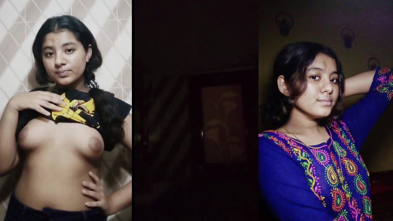 Cute Young GF Pressing BoobsPssng And Rubbing Pussy