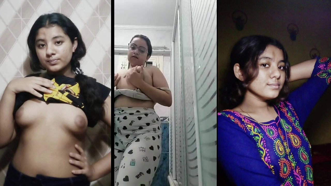 Cute Young GF Pressing BoobsPssng And Rubbing Pussy
