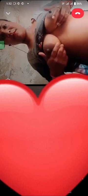 horny bhabhi video call showing big boobs