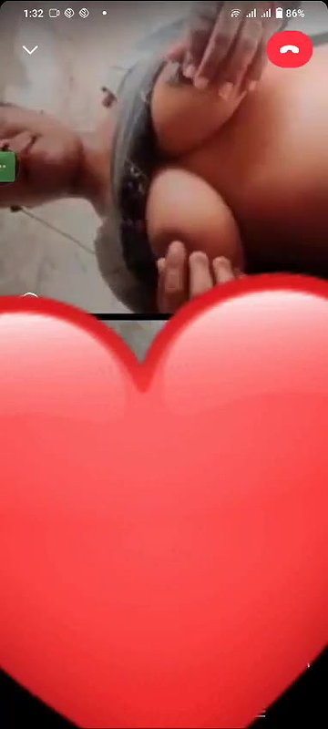 horny bhabhi video call showing big boobs