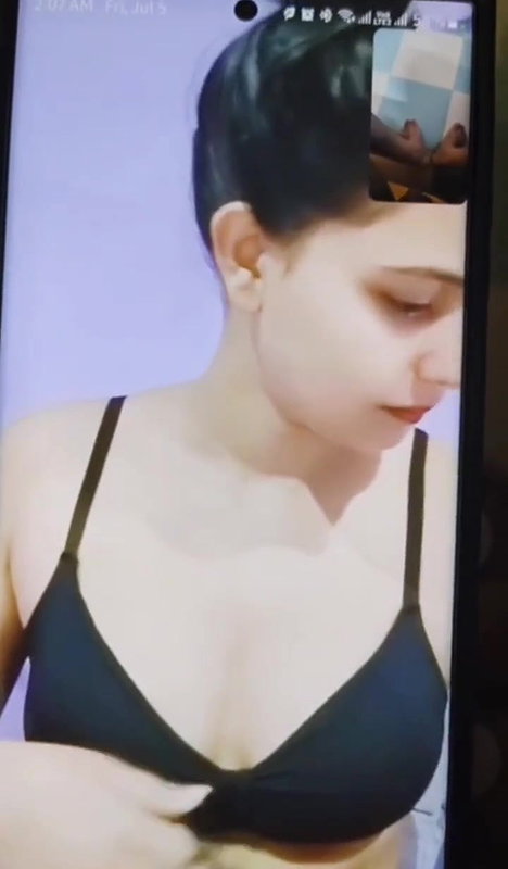 cute bhabhi boobs showing on video call viral MMS