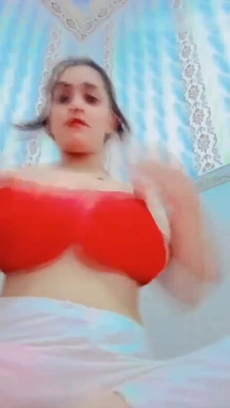 big boobs orange tops girl stripping viral video
