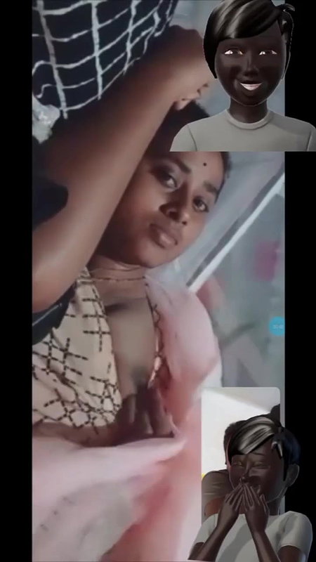 Desi girl topless boob show viral video call