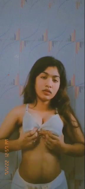 big boobs girlfriend stripping dresses in bathroom