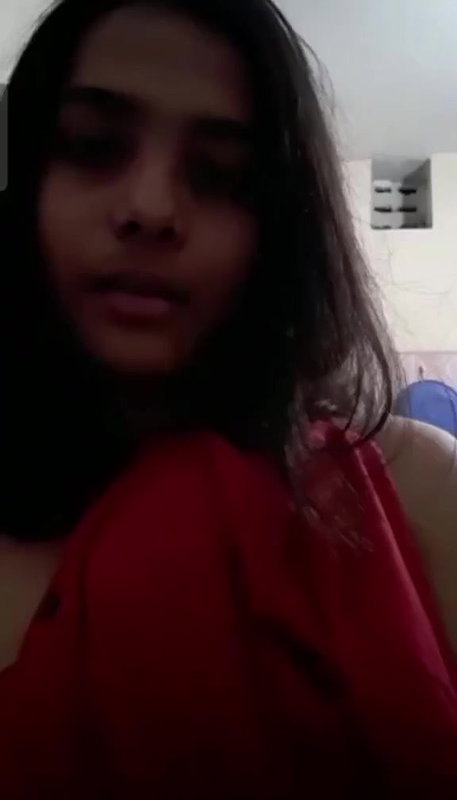Bangladeshi girl boob press topless video making