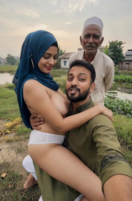 threesome fuck in outdoor in village chamet tango hijab randi stripchat
