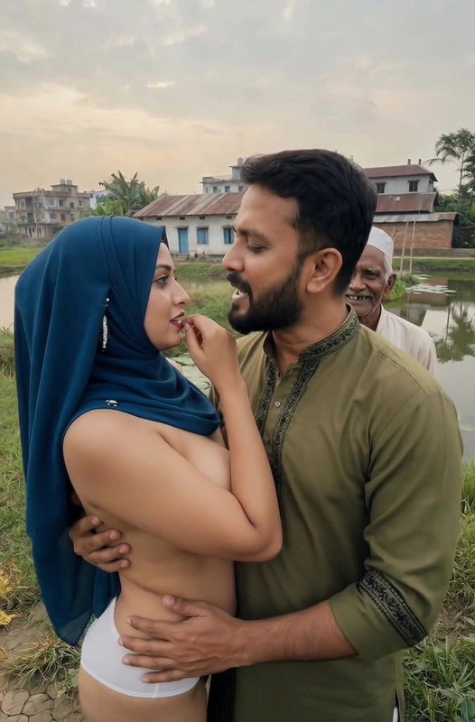 threesome fuck in outdoor in village chamet tango hijab randi stripchat