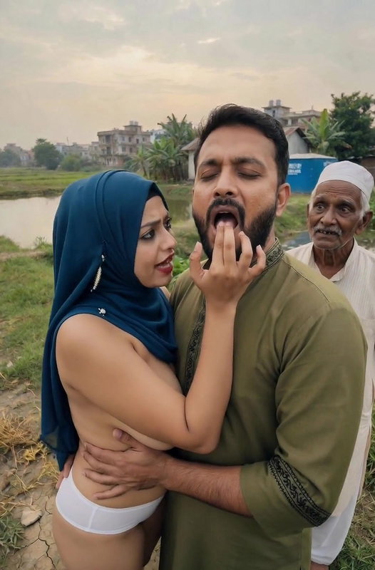 threesome fuck in outdoor in village chamet tango hijab randi stripchat