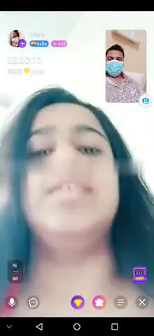 live app topless big boobs showing by Miara