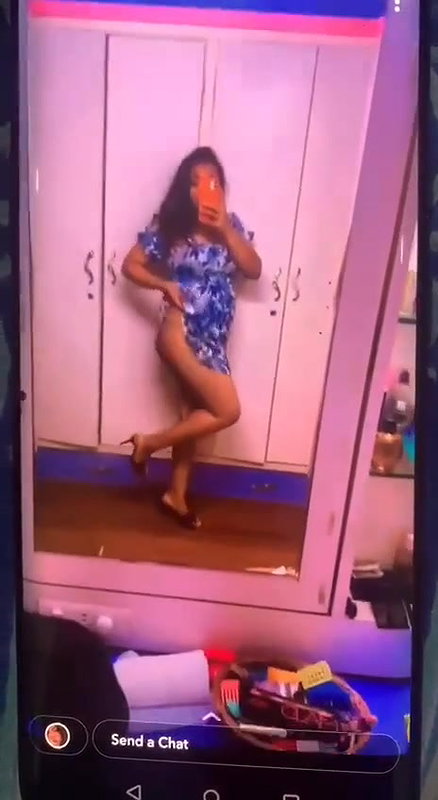 Snapchat girl showing big boobs viral leaked video