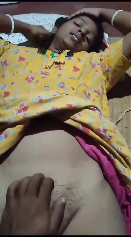 sexy GF boob press and hairy pussy showing