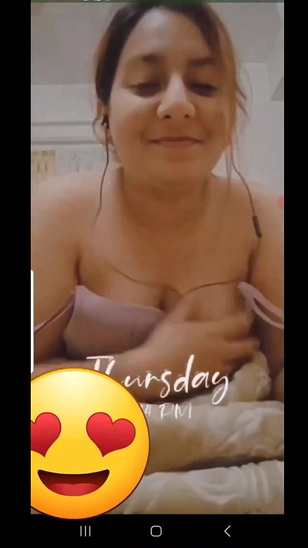 sexy desi randi sex chat topless with a cigarette