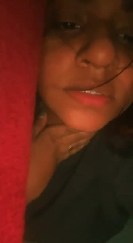 girlfriend sexy boobs show on video call to lover