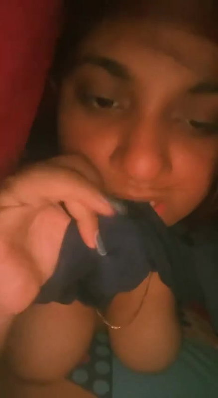 girlfriend sexy boobs show on video call to lover